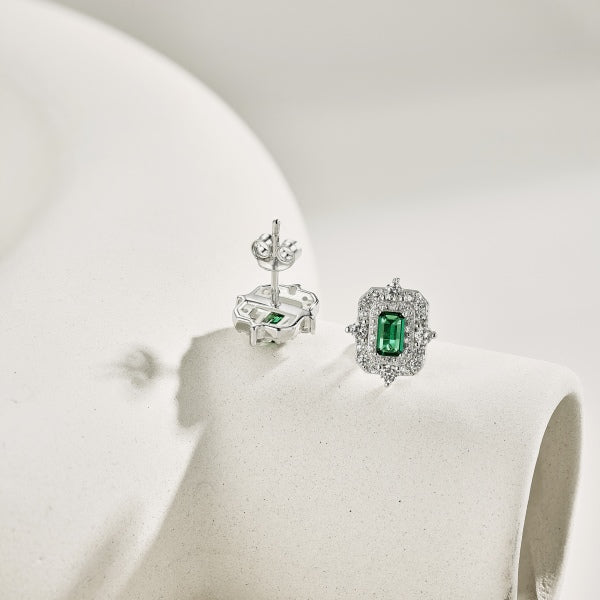 Intricate Emerald Earrings