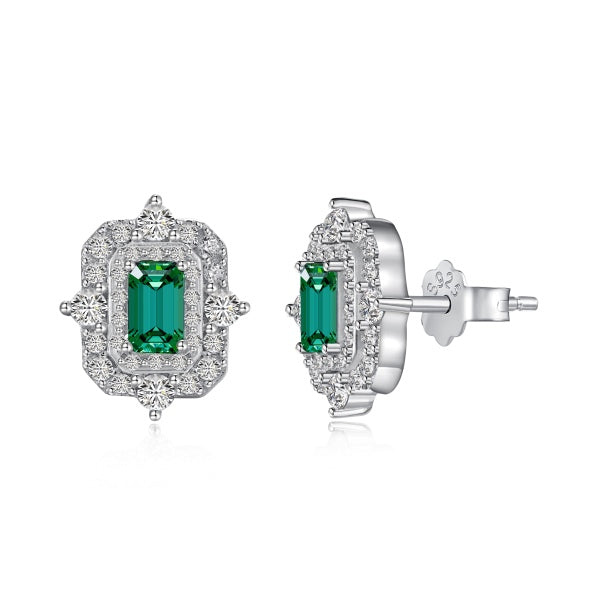 Intricate Emerald Earrings