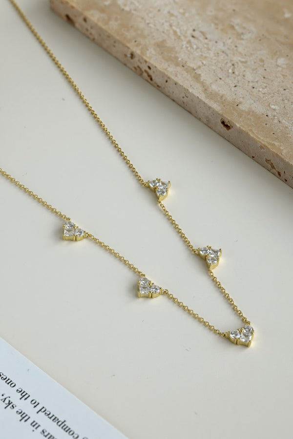 Mini Gold Heart Motif Necklace