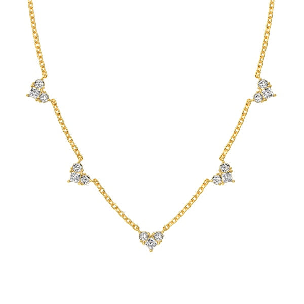 Mini Gold Heart Motif Necklace